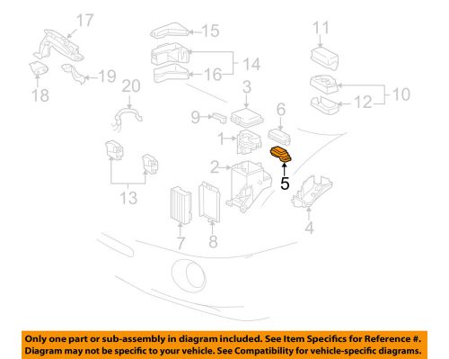 Toyota oem electrical-relay plate 8274148050