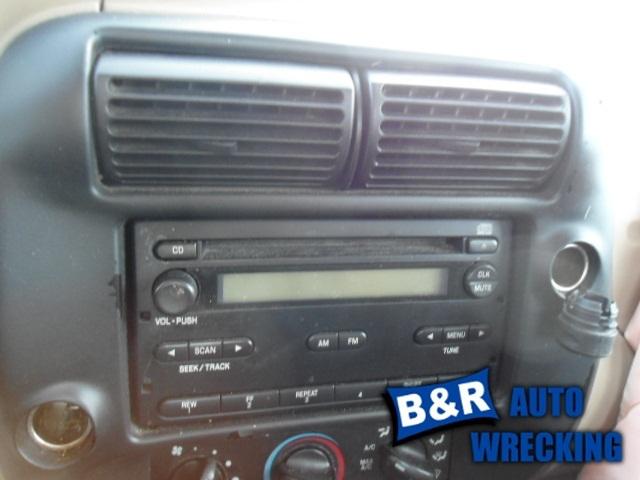 Radio/stereo for 04 05 ford ranger ~ am-fm-cd single disc id 4l5t-18c869-ae