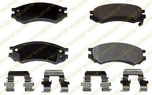 Monroe fx507 brake pad or shoe, front-monroe prosolution semi-metallic brake pad