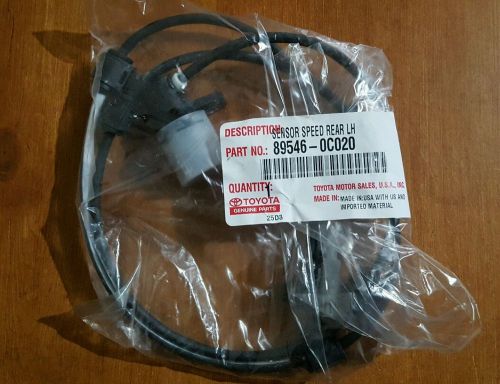 Brand new genuine toyota left rear abs/speed sensor 89546-0c020