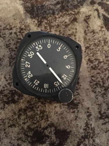 Vintage sperry v-8 603654-21 directional gyroscopic aircraft instrument gauge