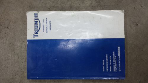 Triumph bonnevile t100 speedmaster models service manual 2002