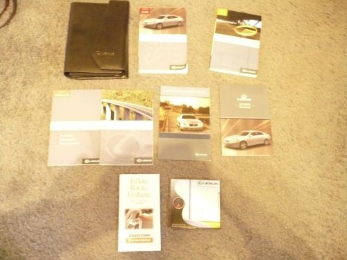 2007 lexus es350 owners manual set no reserve!!!!! free shipping!!!!!!!