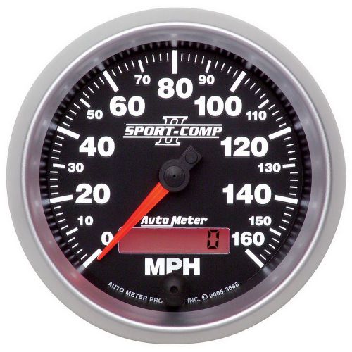 Auto meter 3688 sport-comp ii; programmable speedometer