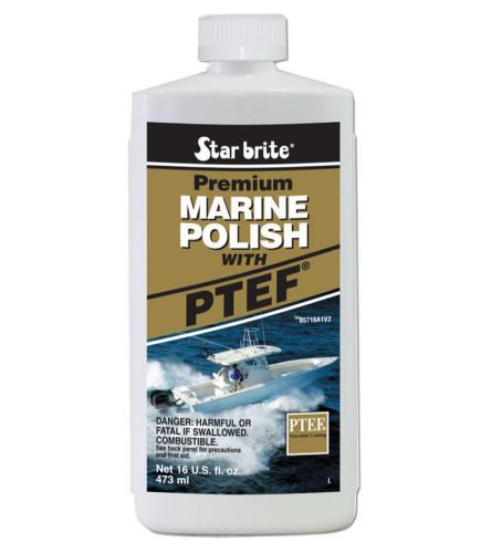 Star brite boat premium marine polish with ptef 16 oz