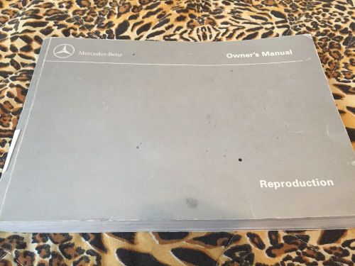 2000 mercedes-benz s-class owners manual reproduction free shippi s class sclass