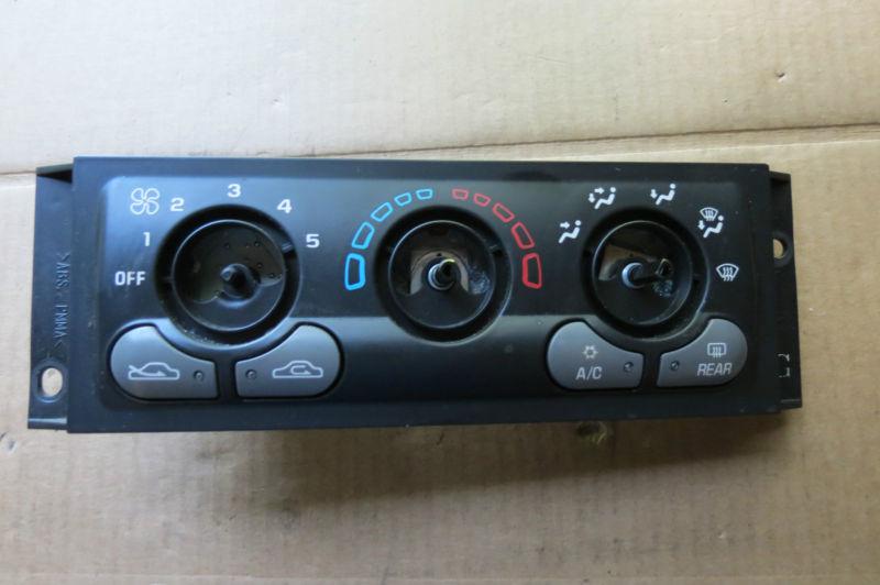 Read first 01-05 pontiac aztek ac handle heater climate control oem p/n 10301044