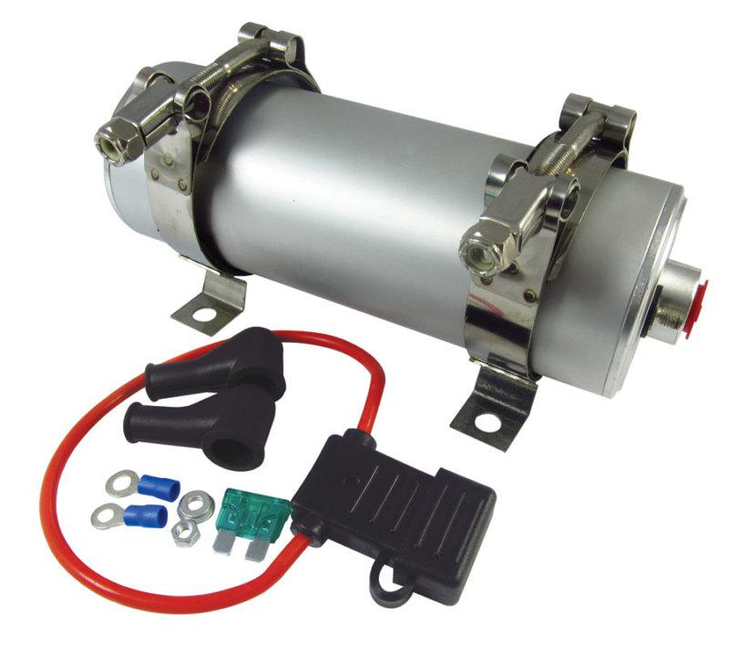 Big end electric fuel pump 70 gph efi in-line 8an inlet 6an outlet
