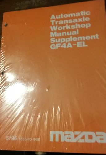 1996 mazda auto truck manual book automatic transaxle supplement gf4a-el oem nos