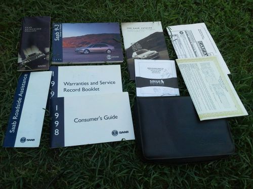 1998 saab 93 9-3 owners manual