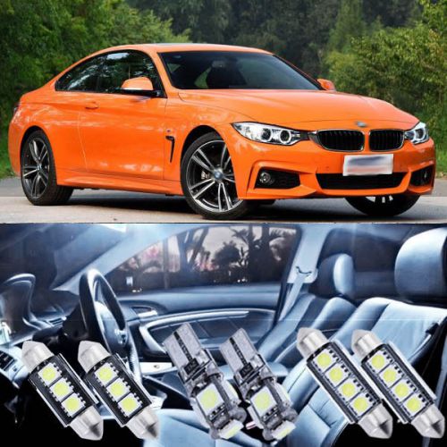 13x white car led canbus interior bulbs package fit for bmw e46 m3 error free c