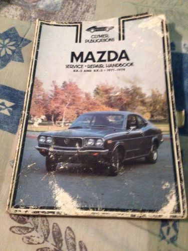 Clymer mazda rx-2 rx-3 1971-1974 shop service repair manual book a164