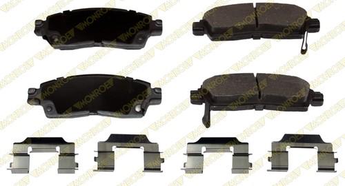 Monroe fx883 brake pad or shoe, rear-monroe prosolution semi-metallic brake pad