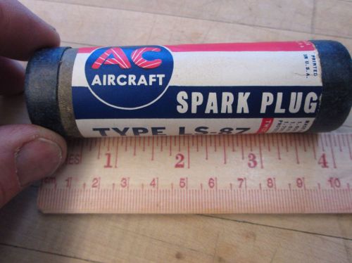 Vintage a/c champion aircraft spark plug - part # ls 87 ,military airplane?