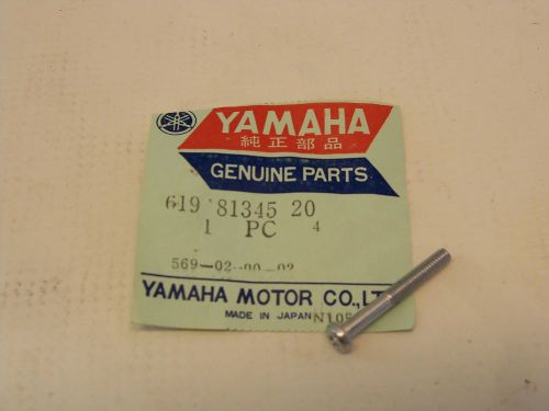 Nos yamaha 619-81345-20-00 magneto panhead screw sw396 sw433 sl292 ytm200