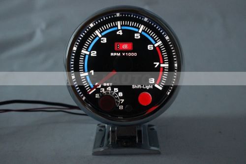 3&#034;75  white led tachometer oil/water pressure/temperature gauge