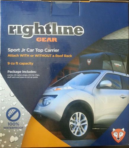 Rightline gear 100s50 sport jr. car top carrier- rooftop carrier - new!