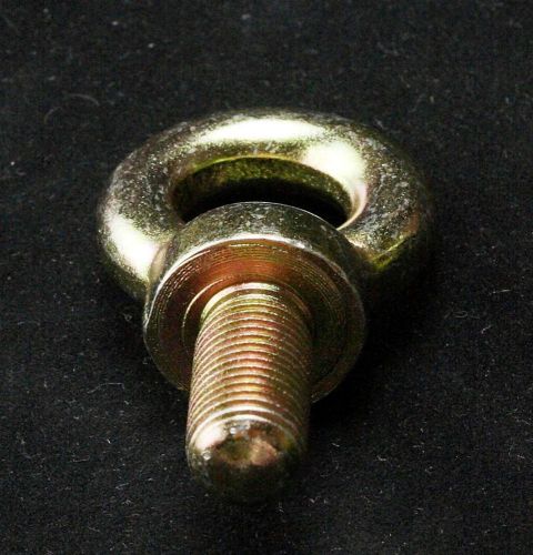 Racequip 700050 eyebolt steel gold iridite each