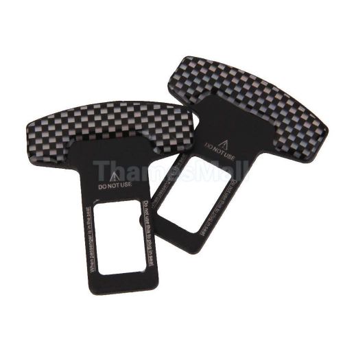 2x seat belt buckle guard car seatbelt safety cover stopper alarm canceler