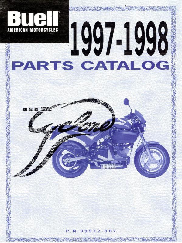 1997 & 1998 buell m2 cyclone motorcycle parts catalog manual -buell m2 cyclone