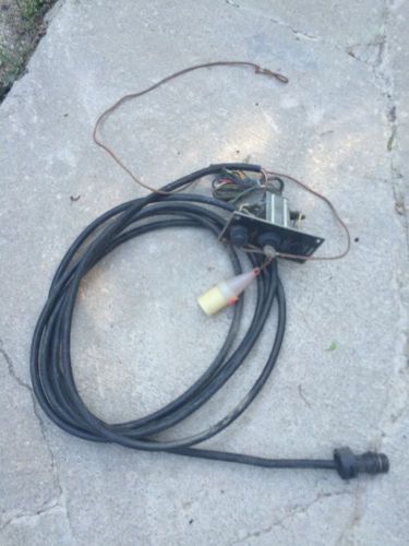 Mercury mariner ignition wiring harness with key, kill switch and choke switch