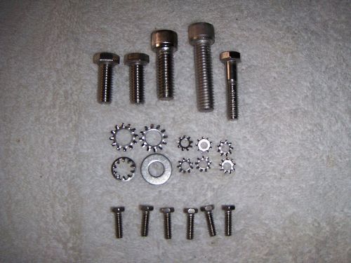 Mercruiser bravo iii sterndrive anode zinc mounting hardware kit stainless steel