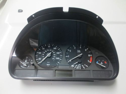 98 99 00 01 02 03 bmw 525i 528i 530i speedometer instrument cluster panel