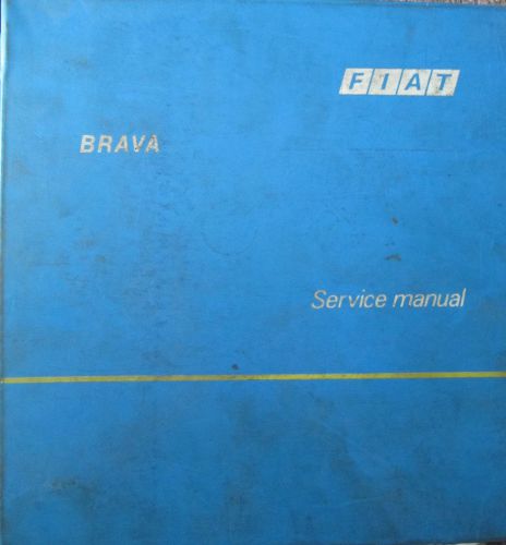 Fiat brava 1979-80 model year factory service  manual