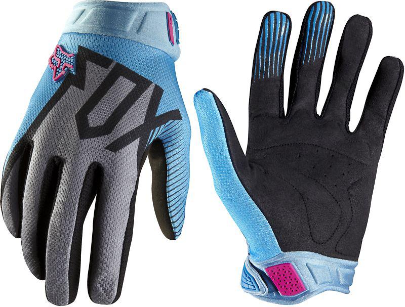 01102-002 fox 360 gloves youth fallout motorcycle mx atv off road blue gloves