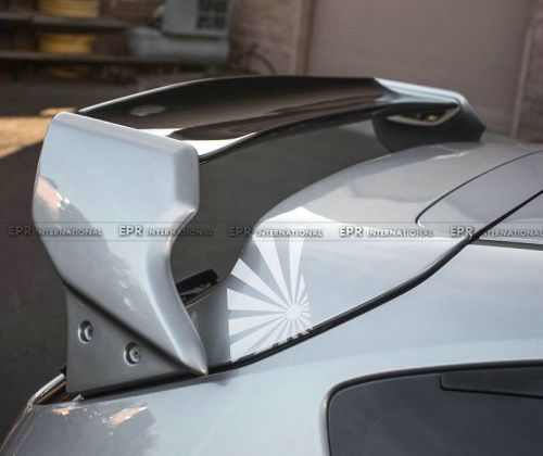 Newest rear trunk spoiler wing for subaru impreza grb vs style carbon fiber pop