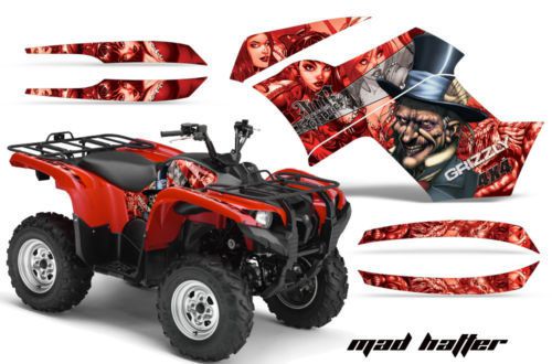 Amr racing atv quad graphic kit grizzly 700 550 fi part