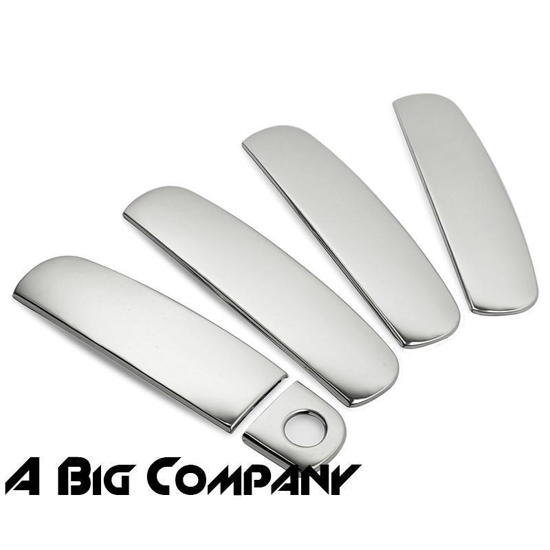 98-03 audi a6 avant s6 quattro chrome door gate handle covers trim cap 1 keyhole