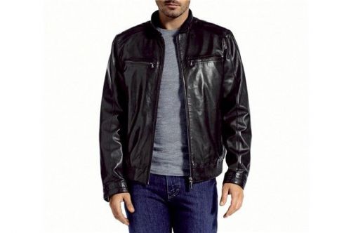 Porsche genuine men&#039;s leather jacket essential collection      wap-974-0xl-0e