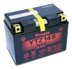 Yuasa battery maint free ytz14s factory activated fits honda vt750rs c2b 10-11