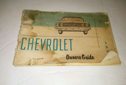 1960 chevrolet owners guide manual