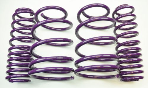 Ford mustang 05-10 v6 &amp; v8 1.1/2.2&#034; drop purple suspension lowering springs kit