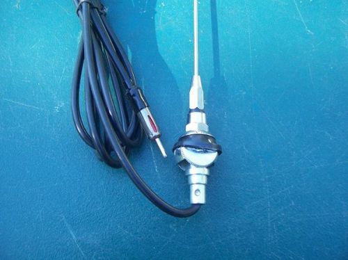 Am fm antenna with removeable 1 sec stainless steel mast adjustable angle 25 de