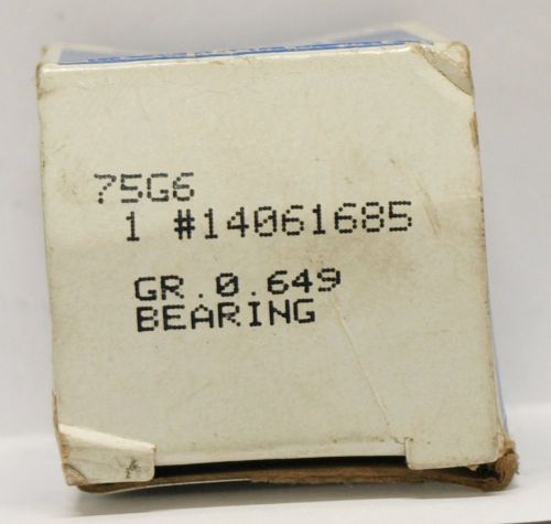 Oem gm crankshart clutch pilot bearing p/n14061685 - nos