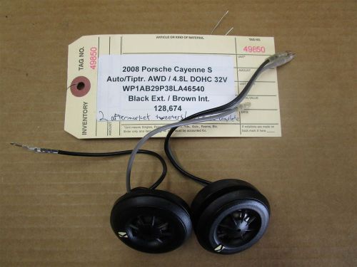 08 cayenne s awd porsche 957 2 aftermarket tweeters 128,674