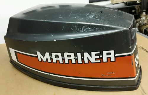 1980&#039;s mariner 25 hp outboard boat motor cowling engine top cover hood cowl