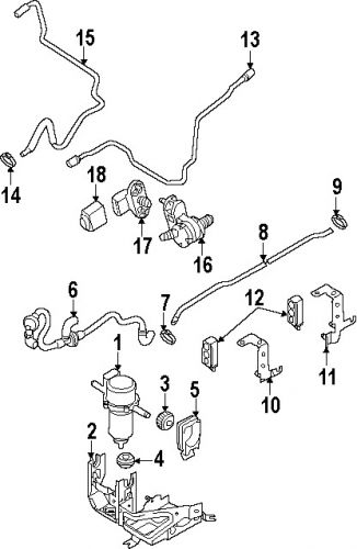 Audi 1j0973704 genuine oem pressure sensor connector