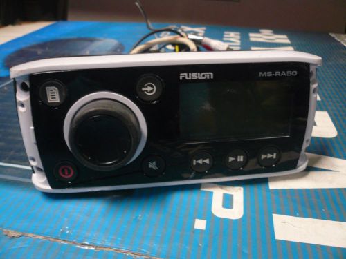 Fusion ms-ra50 marine stereo 80w am/fm aux input as is read ad