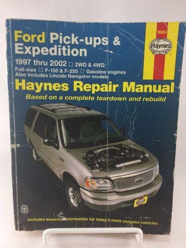 Ford pick-ups expedition lincoln navigator 1997 thru 2002 haynes repair manual