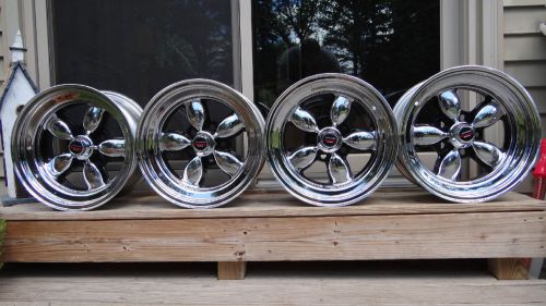 @@american racing vintage 15x8&#034; daisey,gto corvette n.o.s set of four@