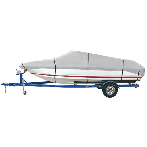 Heavy duty polyester boat cover d 17&#039;-19&#039; v-hull &amp; runabouts - beam width to 96&#034;