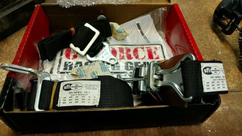 G-force racing belts 2&#034; gf-5462bk  sfi 5 point harness