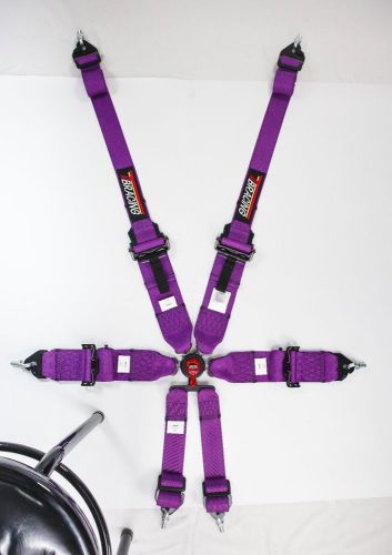 6pt–fia racing harness,6 point lever latch harness,race seat belt purple