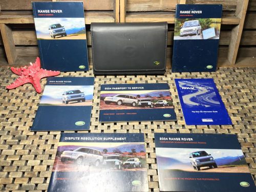 2004 2003 range rover hse full size owners manual + navigation manual (buy oem))