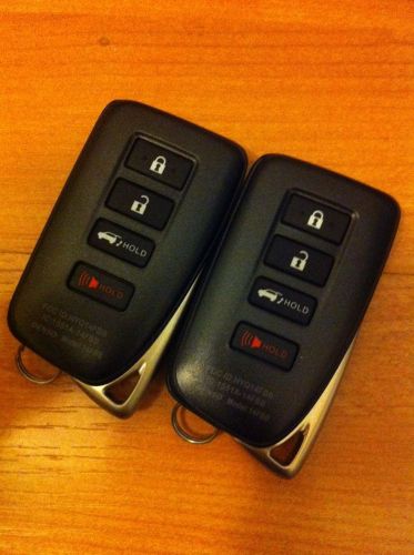 A lot of 2 lexus smart key oem suv fcc i&#039;d hyq14fbb 2016