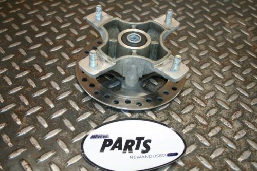 2013 kawasaki kfx450 kfx450r kfx 450r front left wheel hub with rotor/bearings